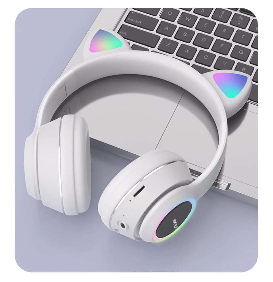 Cute Cat Ear Bluetooth Headset