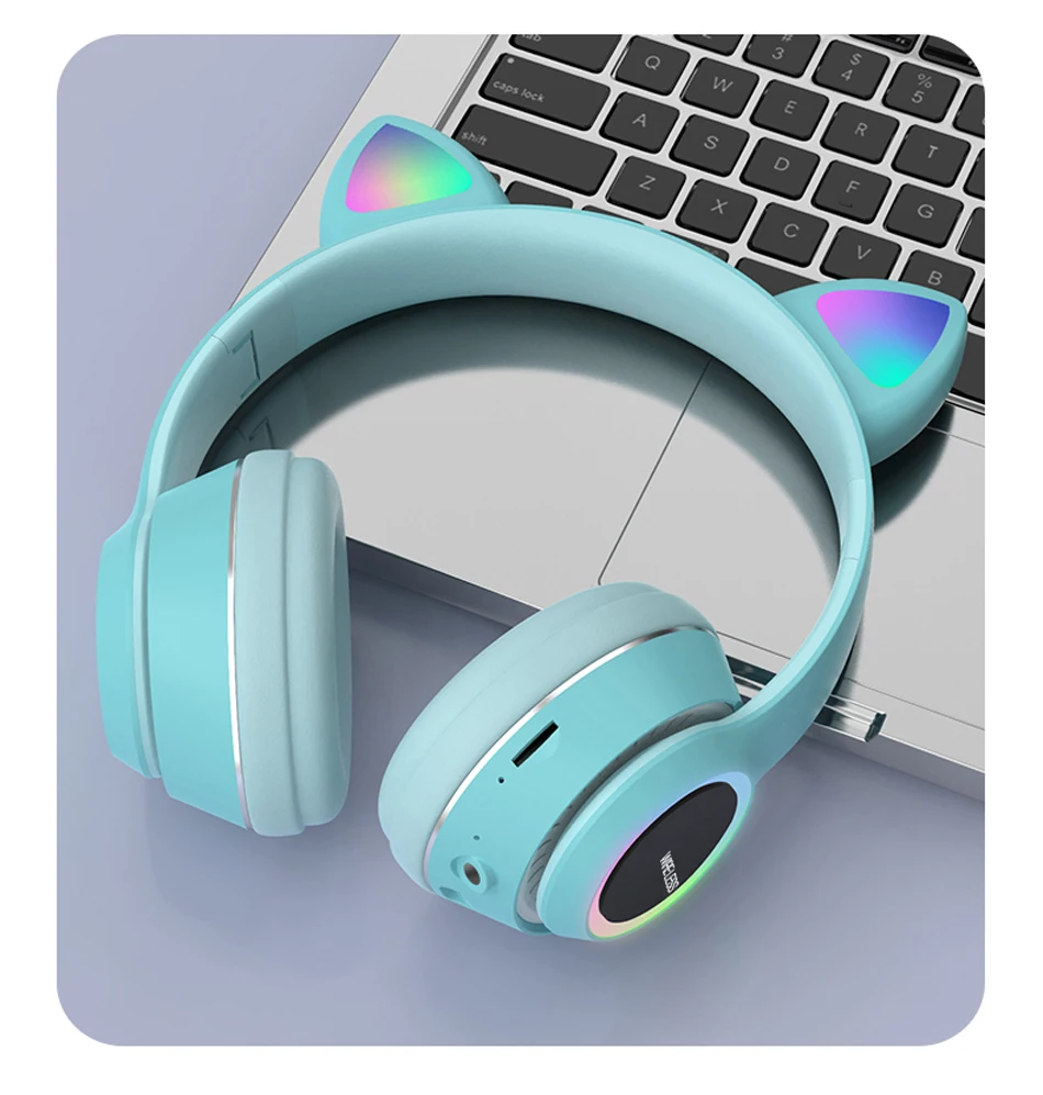 Cute Cat Ear Bluetooth Headset